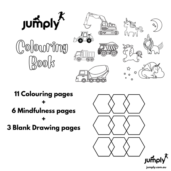 Jumply Colouring Book